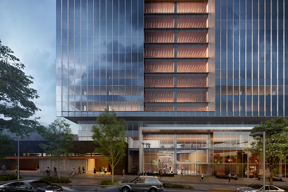 architecture CGI motiv motyw Office rendering seattle tower visualization