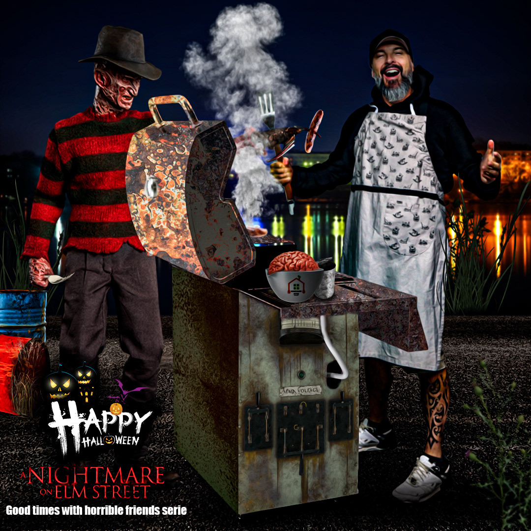 Cinema creepy Digital Art  Halloween Halloween Design horror monster movie photoshop spooky
