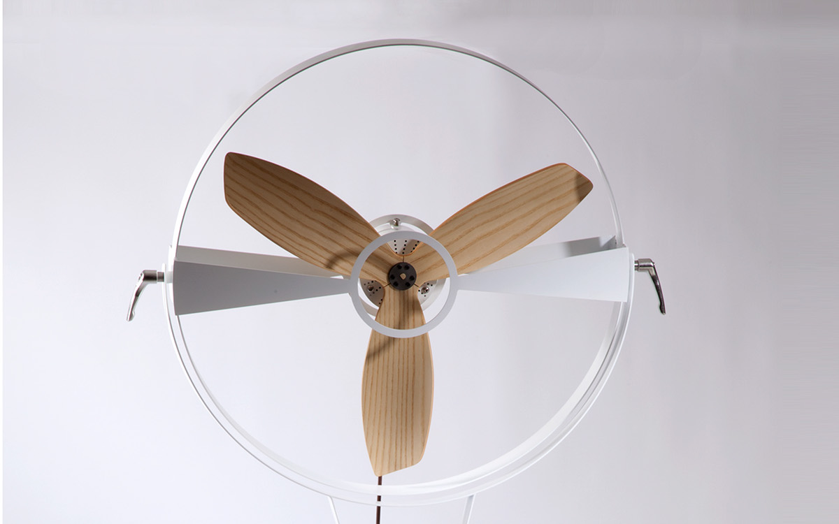 fan furniture big scale propeller Bent plywood wood ash powder coated steel