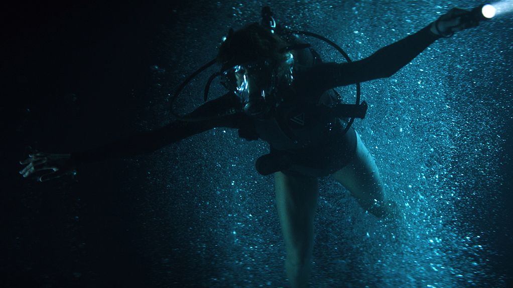live action underwater trailer teaser diver bubbles