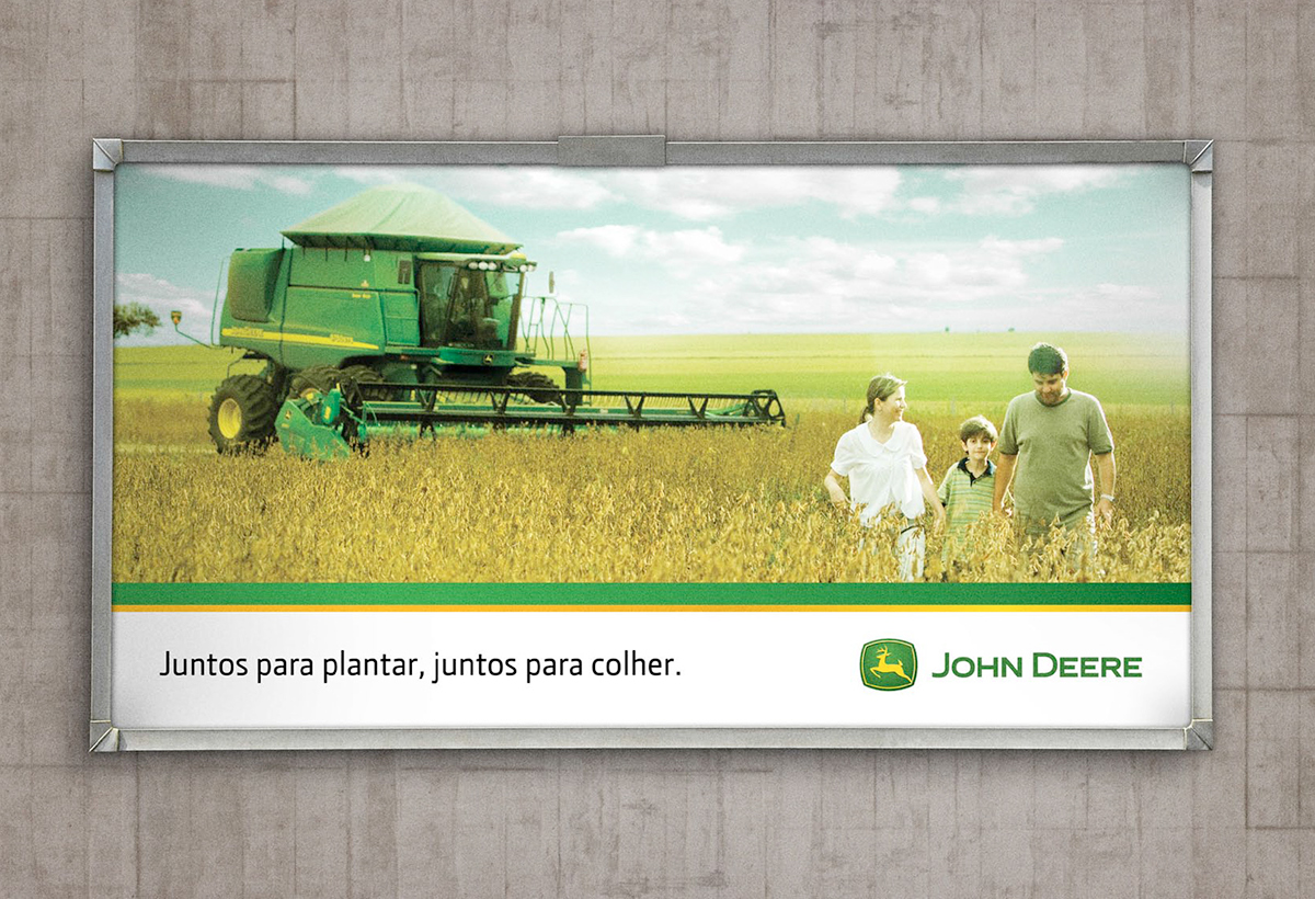 Adobe Portfolio John Deere Tractor tractors combines combine rural agriculture Agricultural