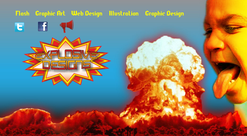 explosive explosion black kid black child child kid photoshop Illustrator Flash dreamweaver creative Imagery Web web site design