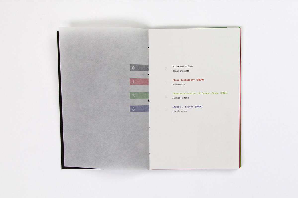 book RGB book design Type III risd Jessica Helfand lev manovich Ellen Lupton Bookbinding essays Collection
