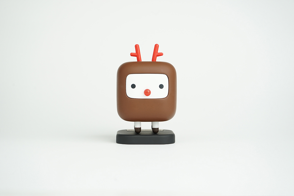 figure art toy designer toy kidult toy Christmas santa Rudolph kimparks lab
