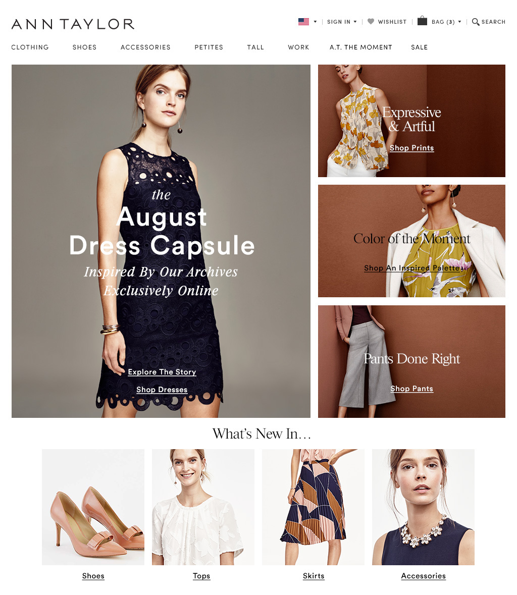 Fashion  look book editorial online Ecommerce design