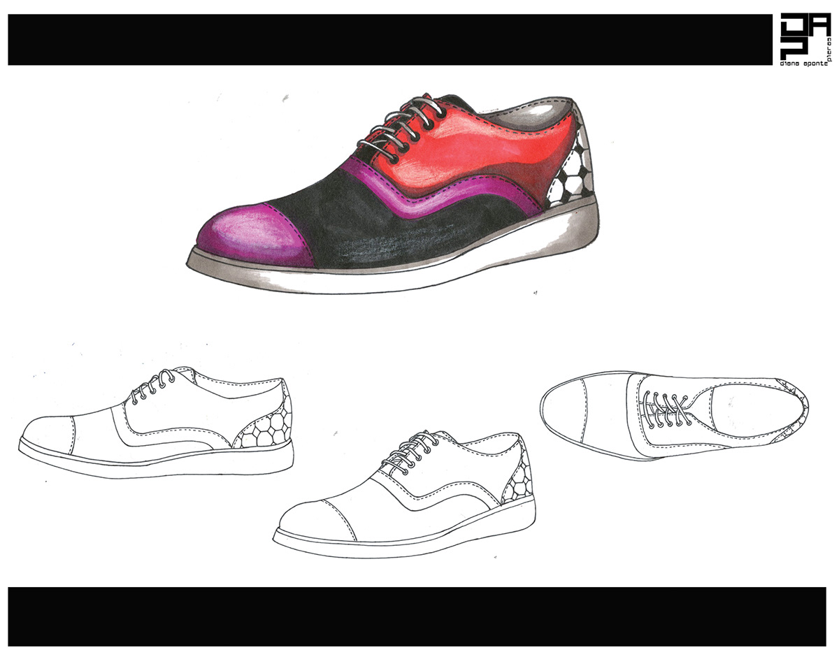 accessory design Accessory shoes Menswear Retro colorful Fun SCAD