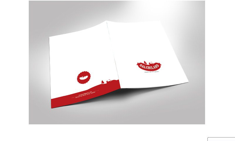 logo brand salchiland juan marentes Logotipo rojo red sausage Food  germany german