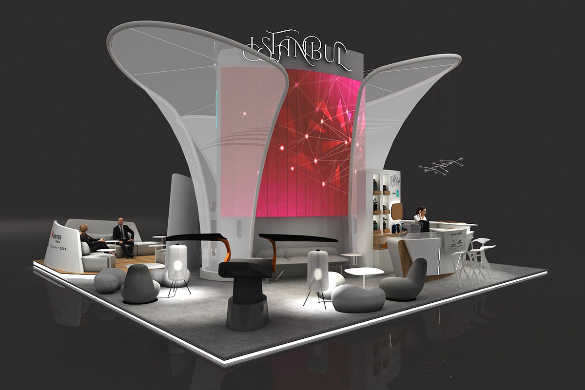 booth booth design Creative Design Exhibition  exhibition stand expo modern stand design trade