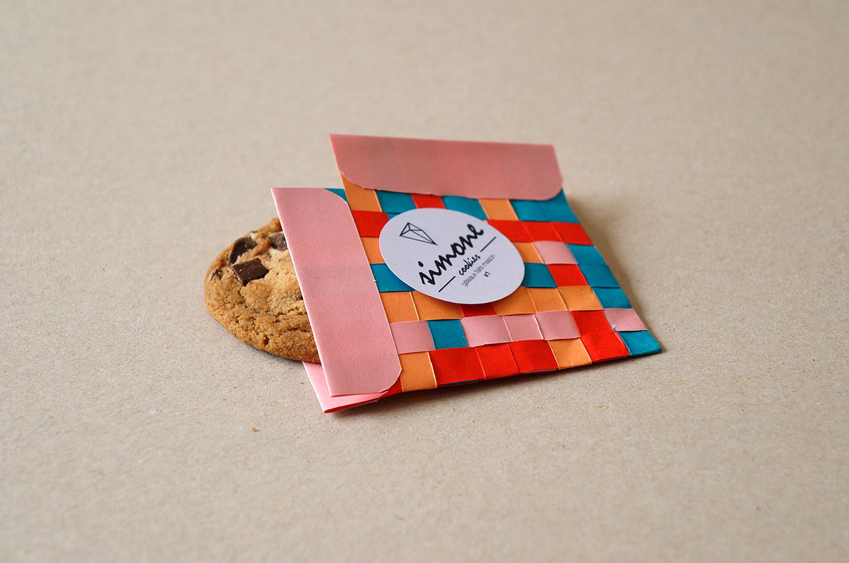 Food  cookies biscuit weave paper