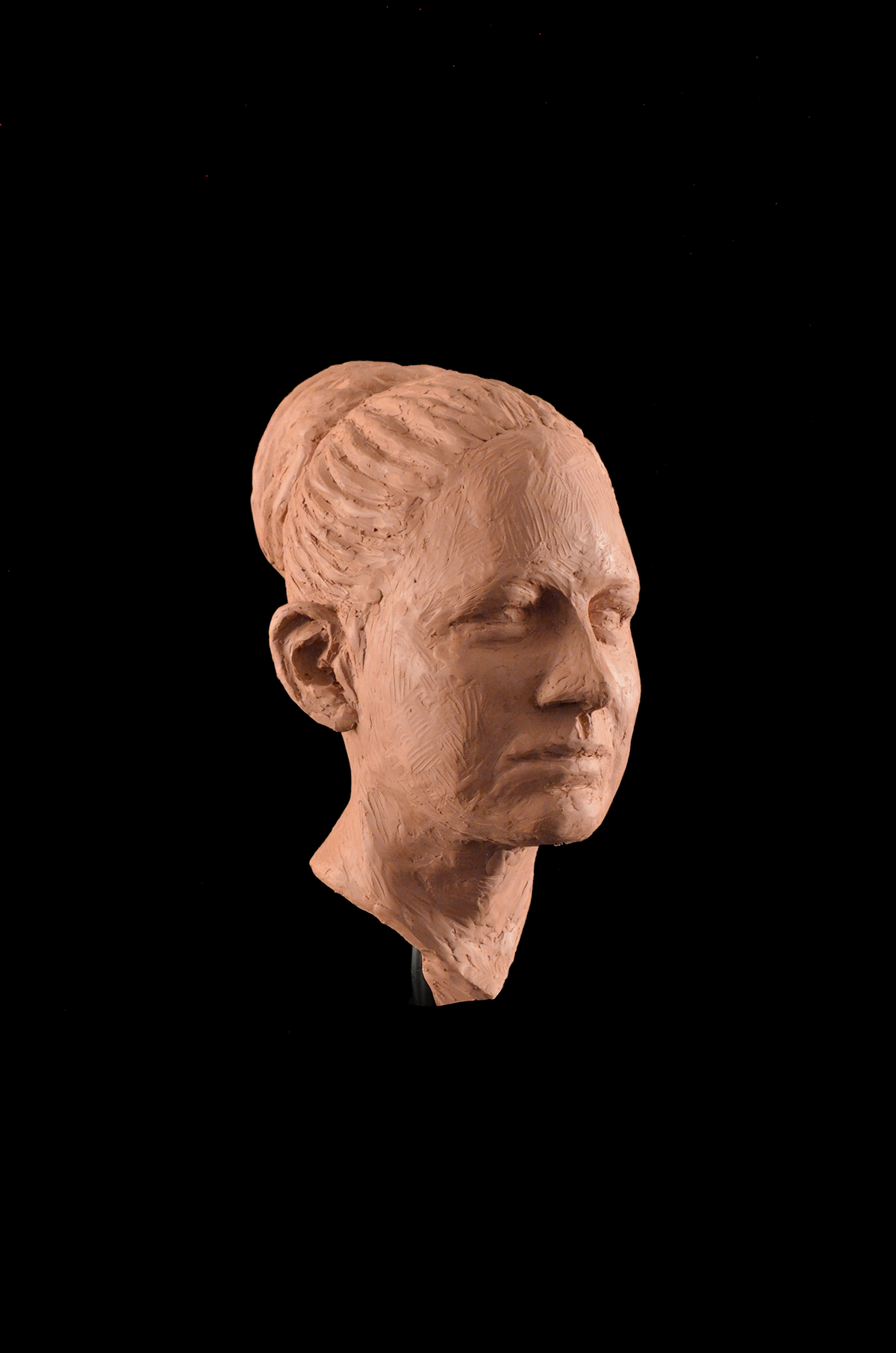 wintersession sculpture Plasticine plaster bust portrait model Marathon