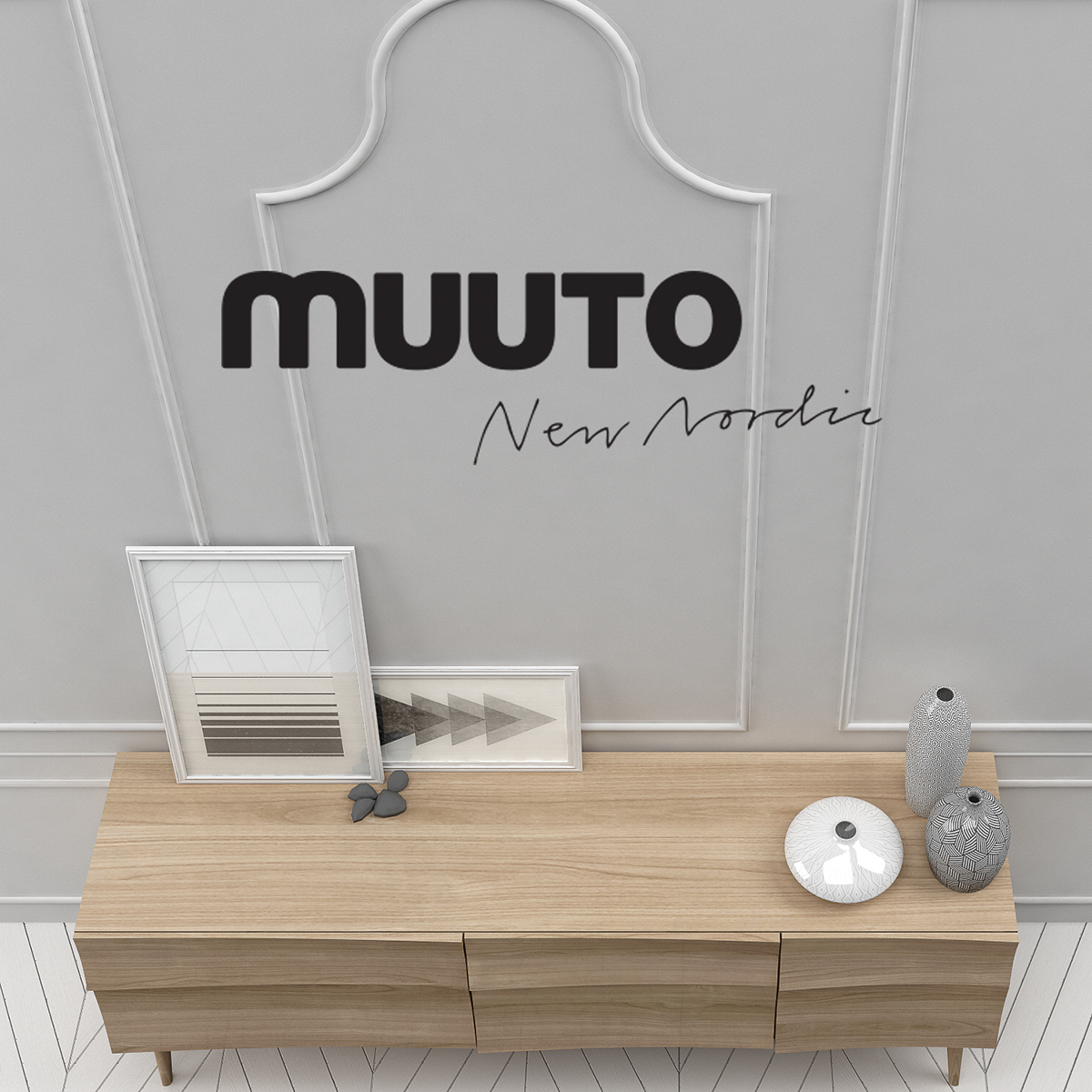 3D model download Muuto sideboard chest of drawers 3D model