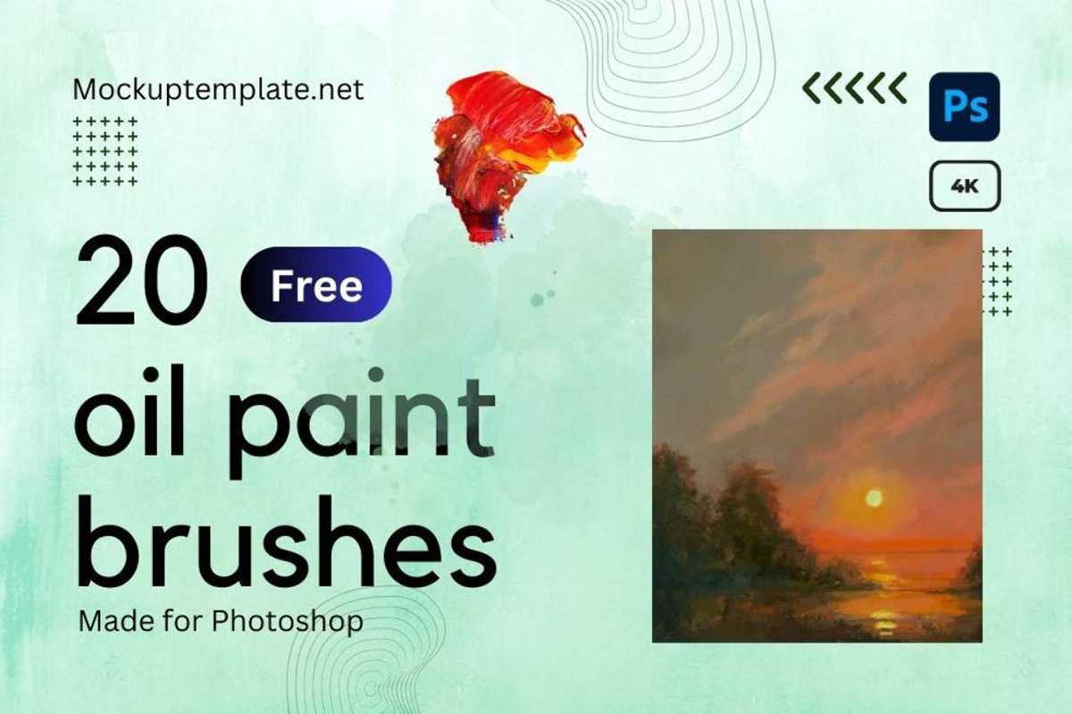 oil paint photoshop Photoshop brushes watercolor Digital Art  artwork