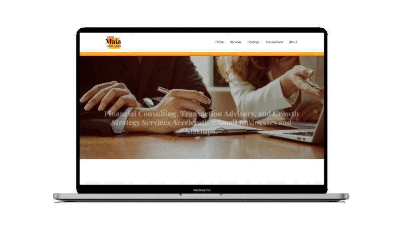 animation  business consultant financial logo Website