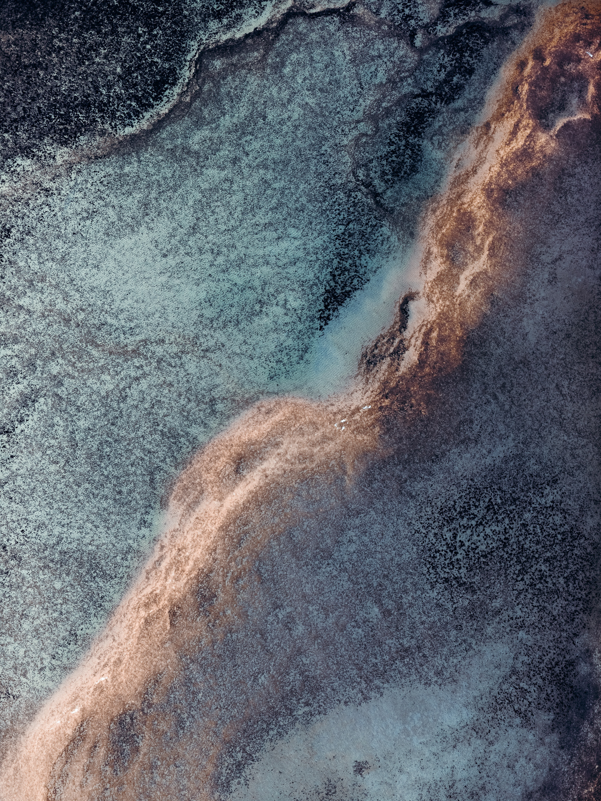 abstract Aerial Aerial Photography blue FINEART Ocean reef sea seascapes water