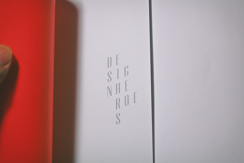 book designer inspiration Hero Thinking quote moshik nadav louise fili Jonathan Barnbrook Shigeo Fukuda michael johnson Simon C. Page