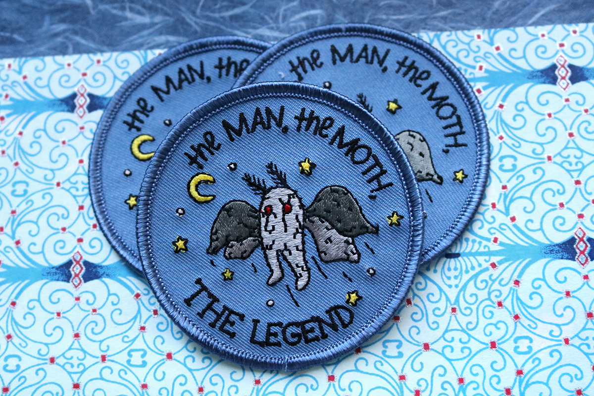 patch cryptid cryptids mothman loch ness monster Folklore Accessory Fashion  legend etsy