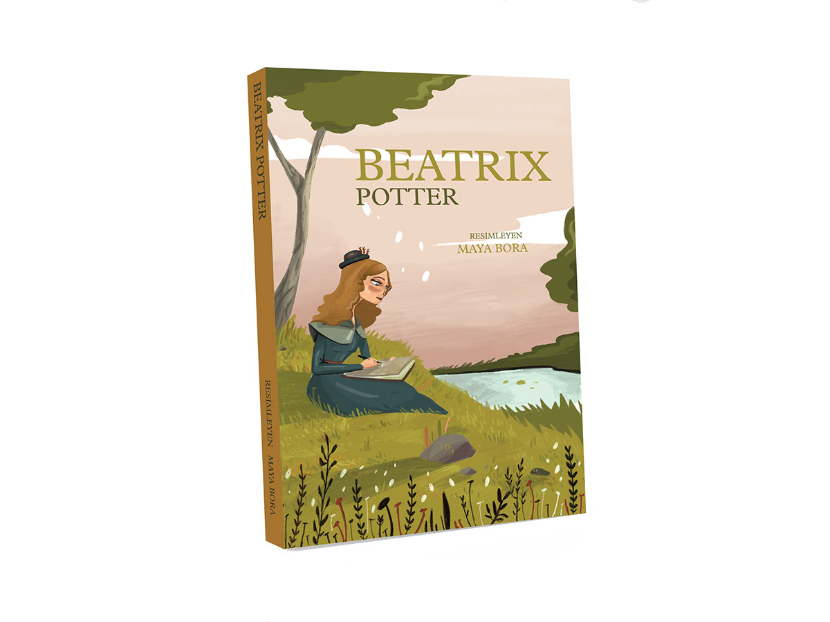 beatrixpotter book ILLUSTRATION  bookcover juvenile book biography draw Character design 