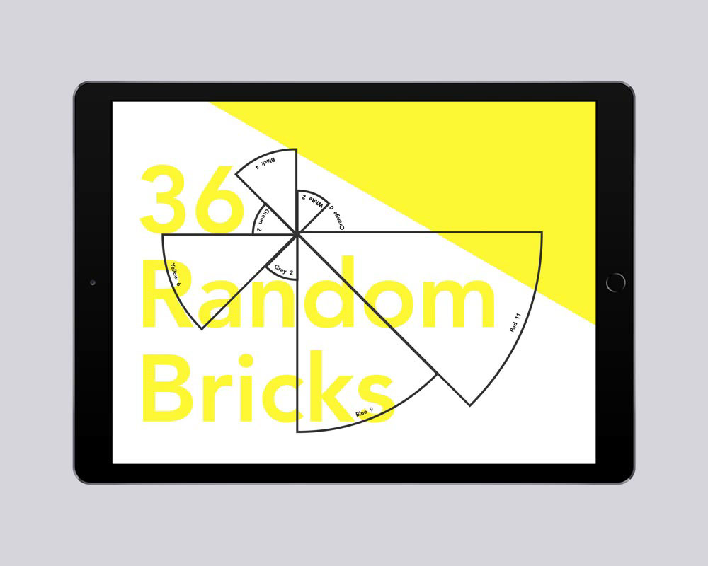 LEGO feltron monochrome yellow simple BYUI BYU data set iPad tablet Graphs pie chart polar pie chart Bar graph graph