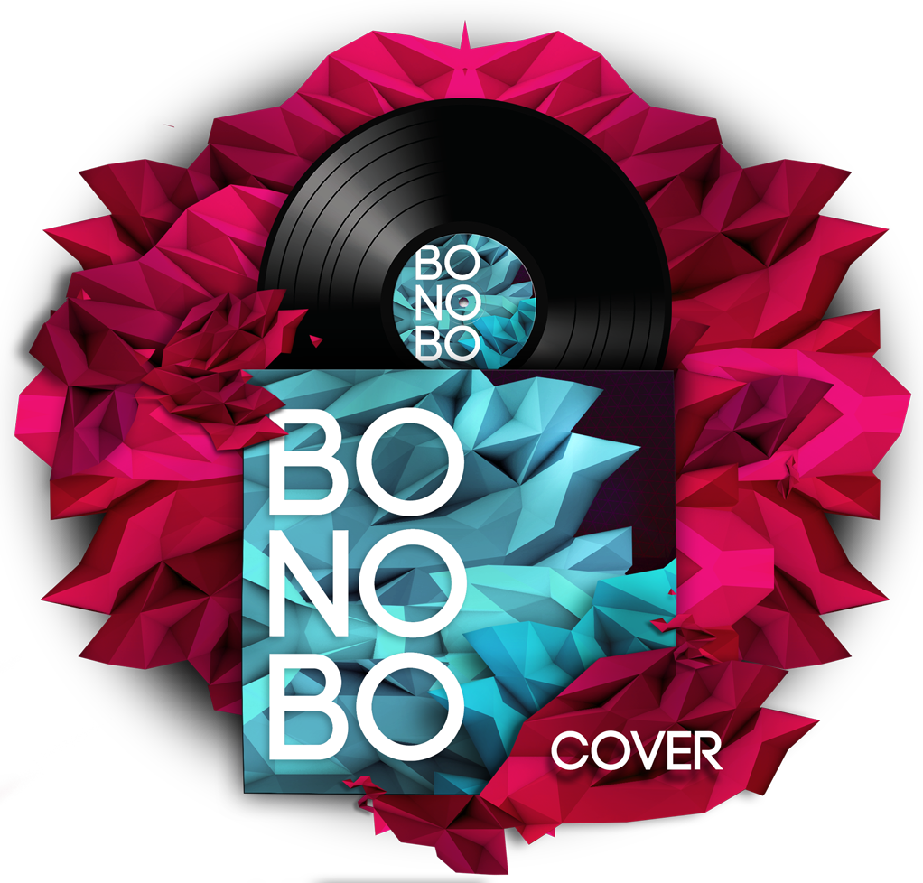 bonobo Moek cover Low Poly vinyl lowpoly abstract poster polygonal antonmoek 3D brand logo musiccover digital