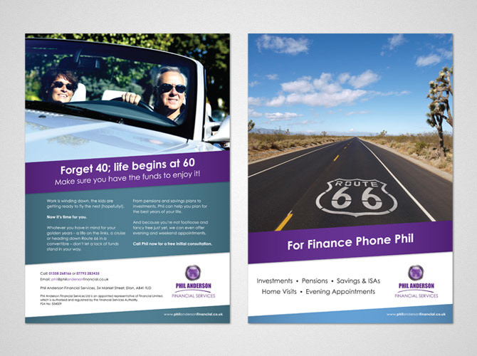 IFA  financial advisor leaflets  flyers  adverts  banners Investments  mortgages