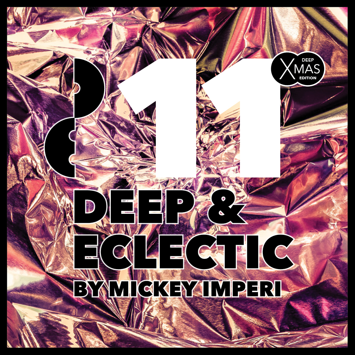 deep xmas Christmas Wrapping paper glossy metallic deep house soundcloud nu-disco indie-dance dj podcast new year wrinkled texture