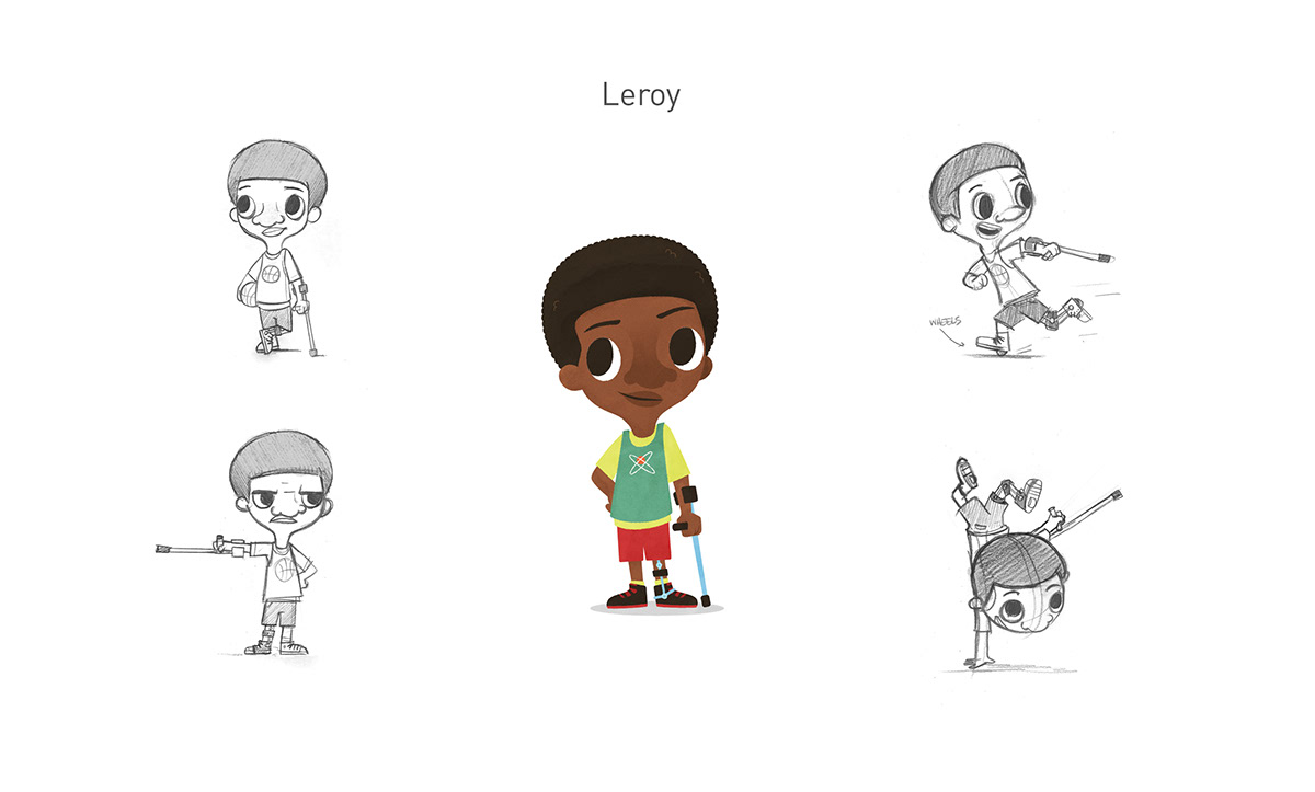 Adobe Portfolio Character design  kids