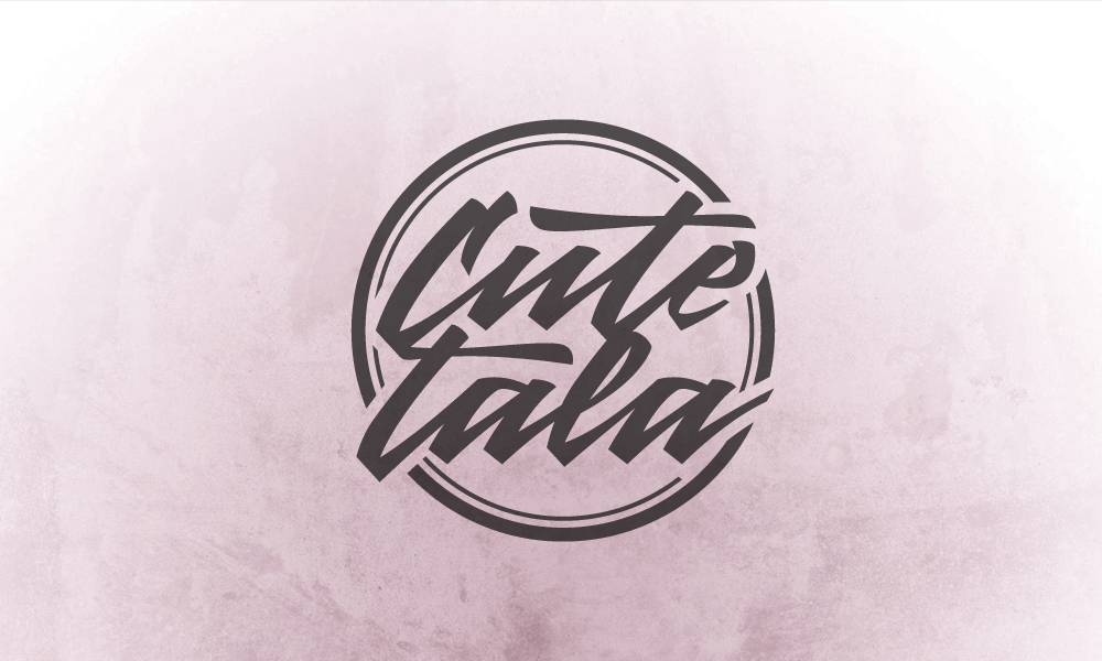 Cute tala Logotype logo sticker lettering art design motorbike grunge letters Tala cute