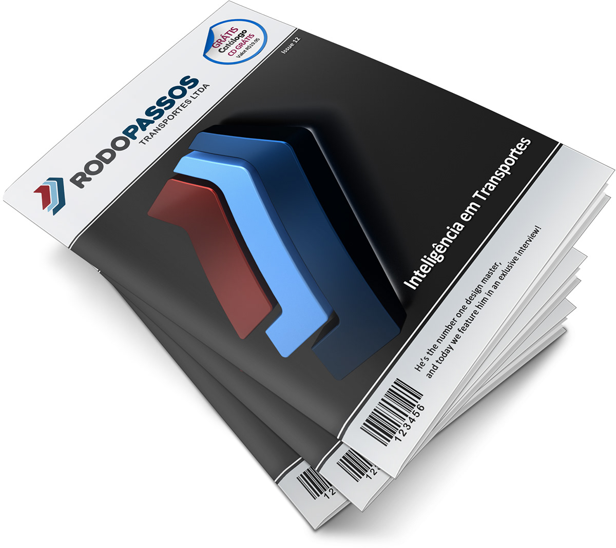 identidade visual Rodopassos Logotipo transportes logo