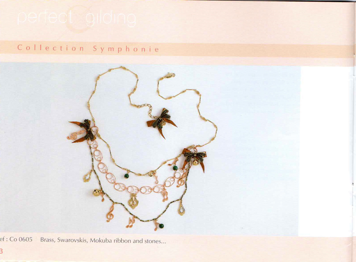 artisanat Catalogue commercial graphisme mise en page brochure bijoux bijouxfantaisie Créateur