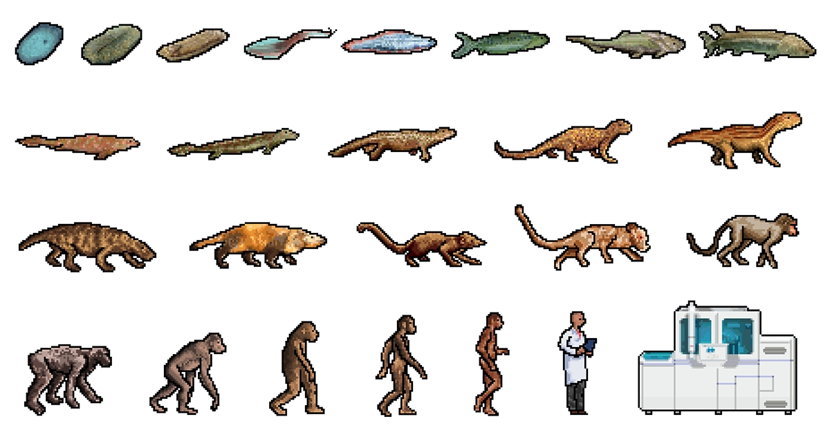 palaeontology pixels