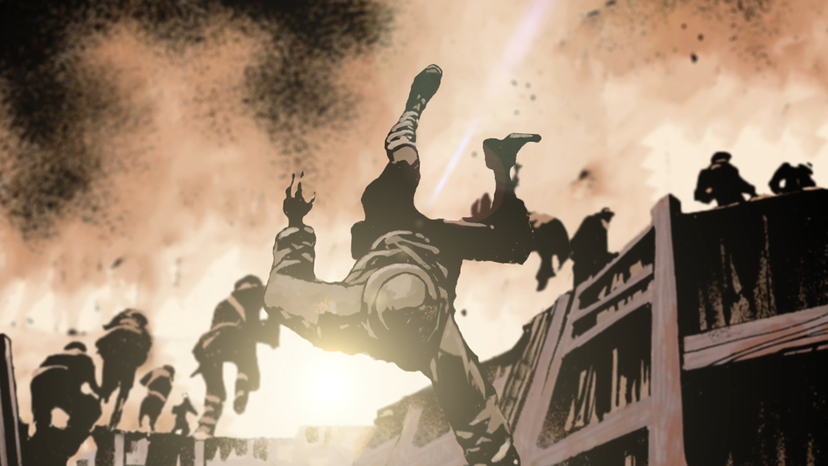 comic Graphic Novel thriller War dark parallax 2.5D vertigo story death after effects photoshop Danijel Zezelj trailer teaser