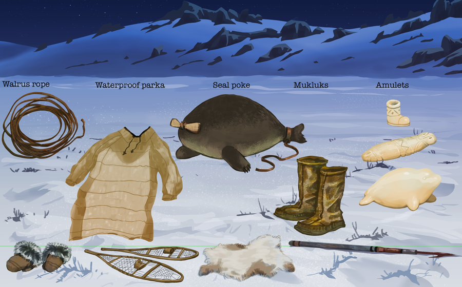 National Park Service Game Art UI Alaska backgrounds