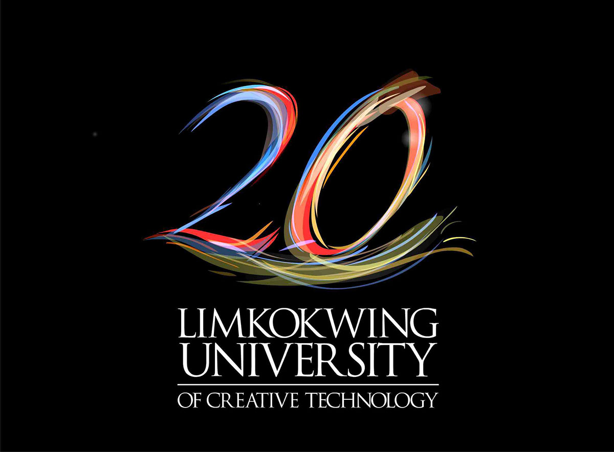 limkokwing promotional items promo anniversary celebrate typography  