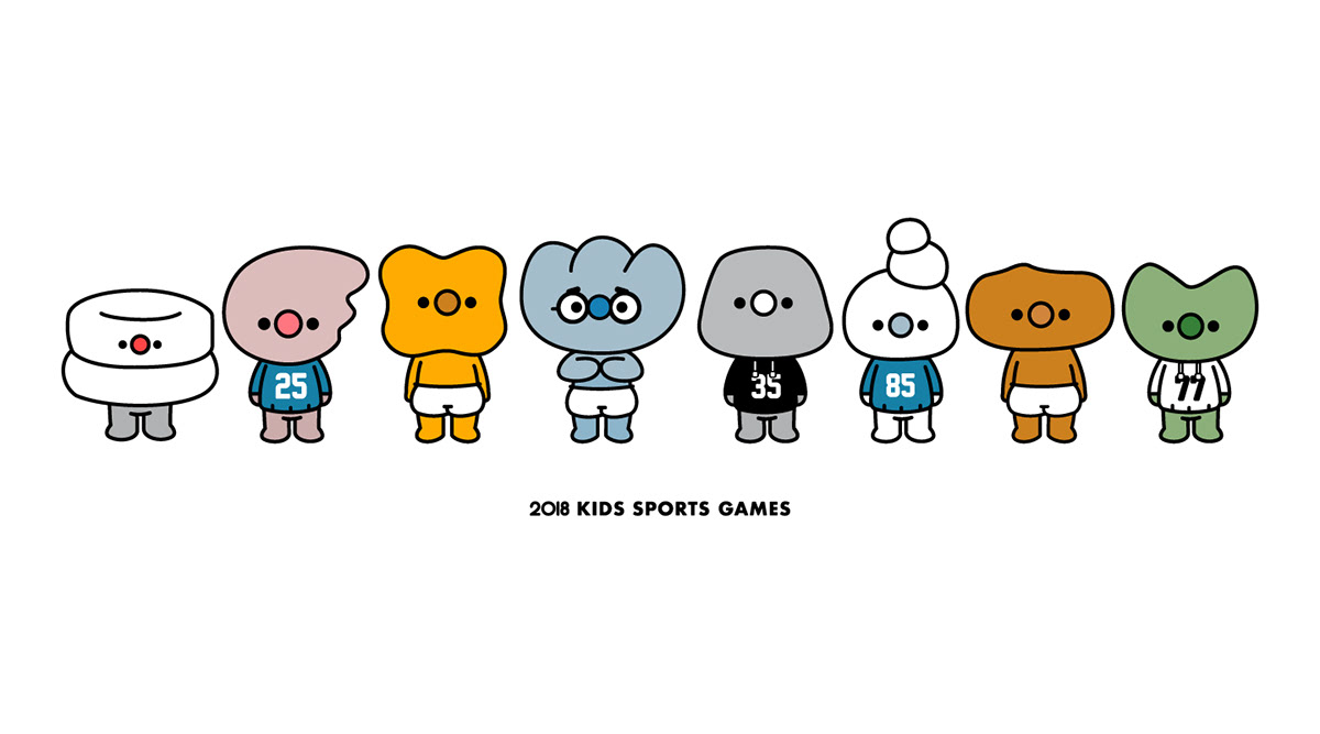 kids sport games IP Character cute