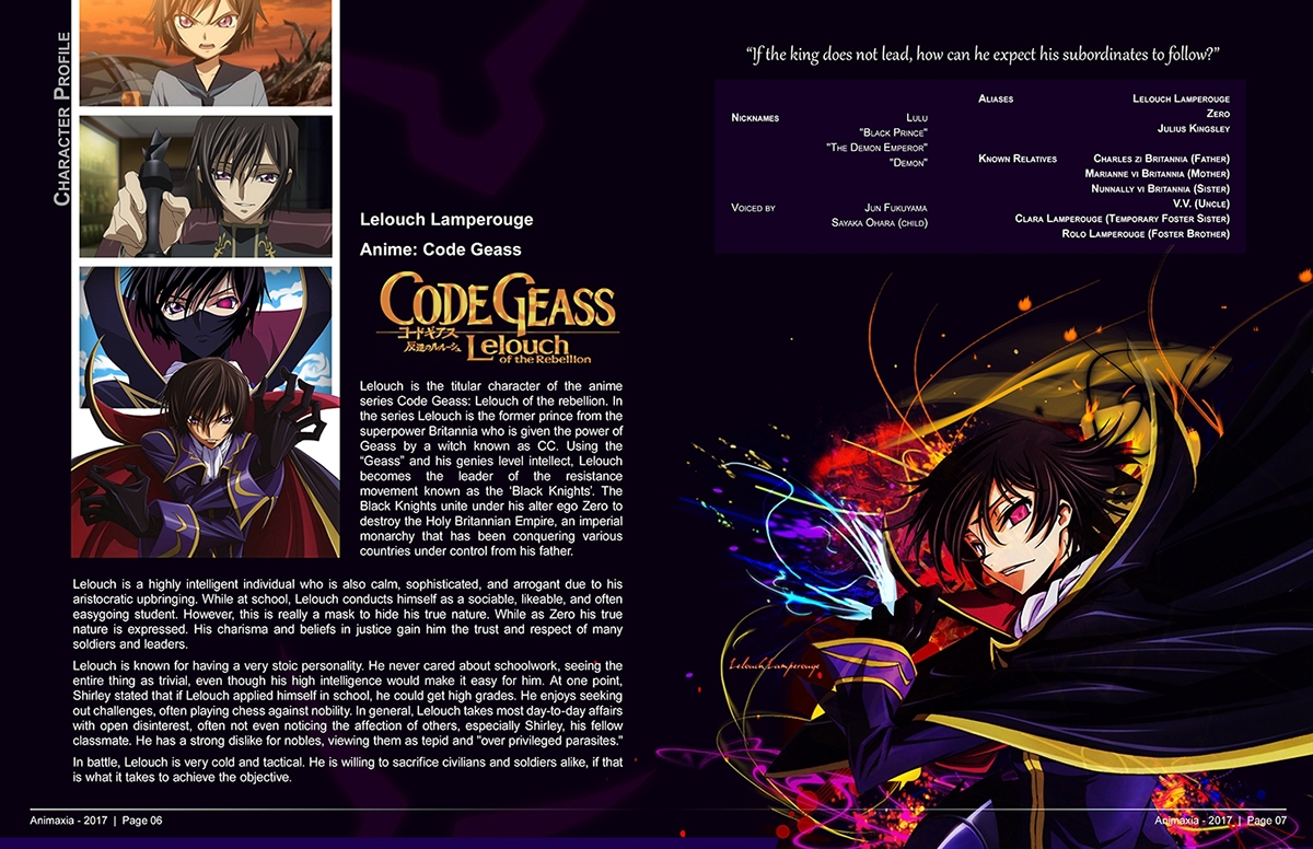 magazine layouts graphic design  anime digital design logo redesign