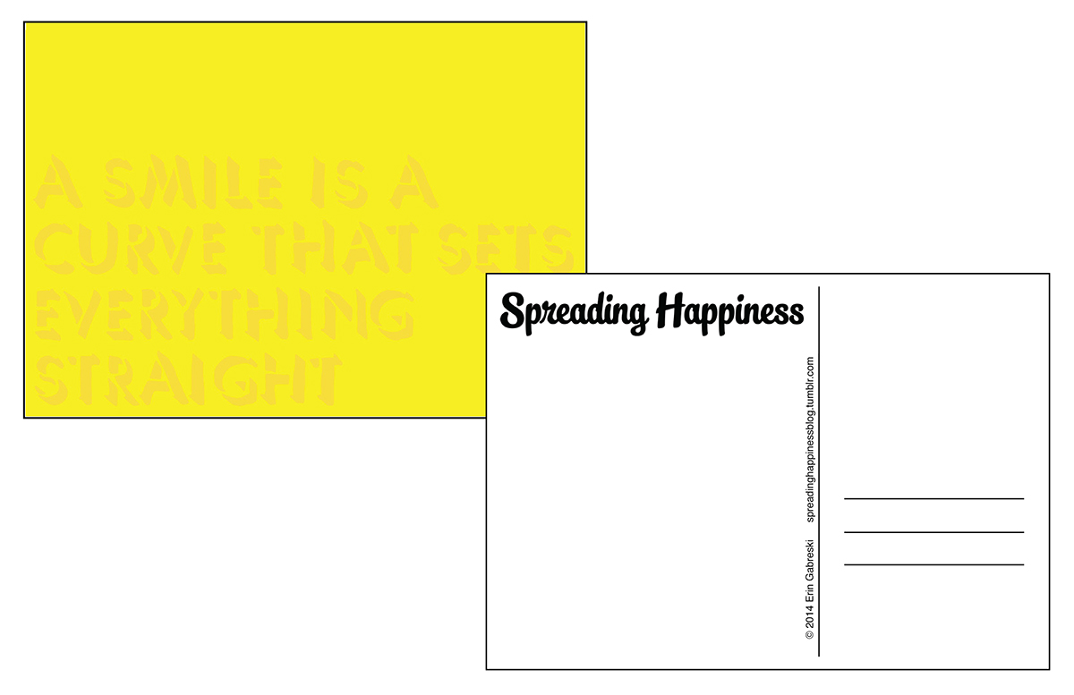 happiness Project postcards Little Cards Happy Fox font flower quote life Love infographic research happy Happier saying Sun