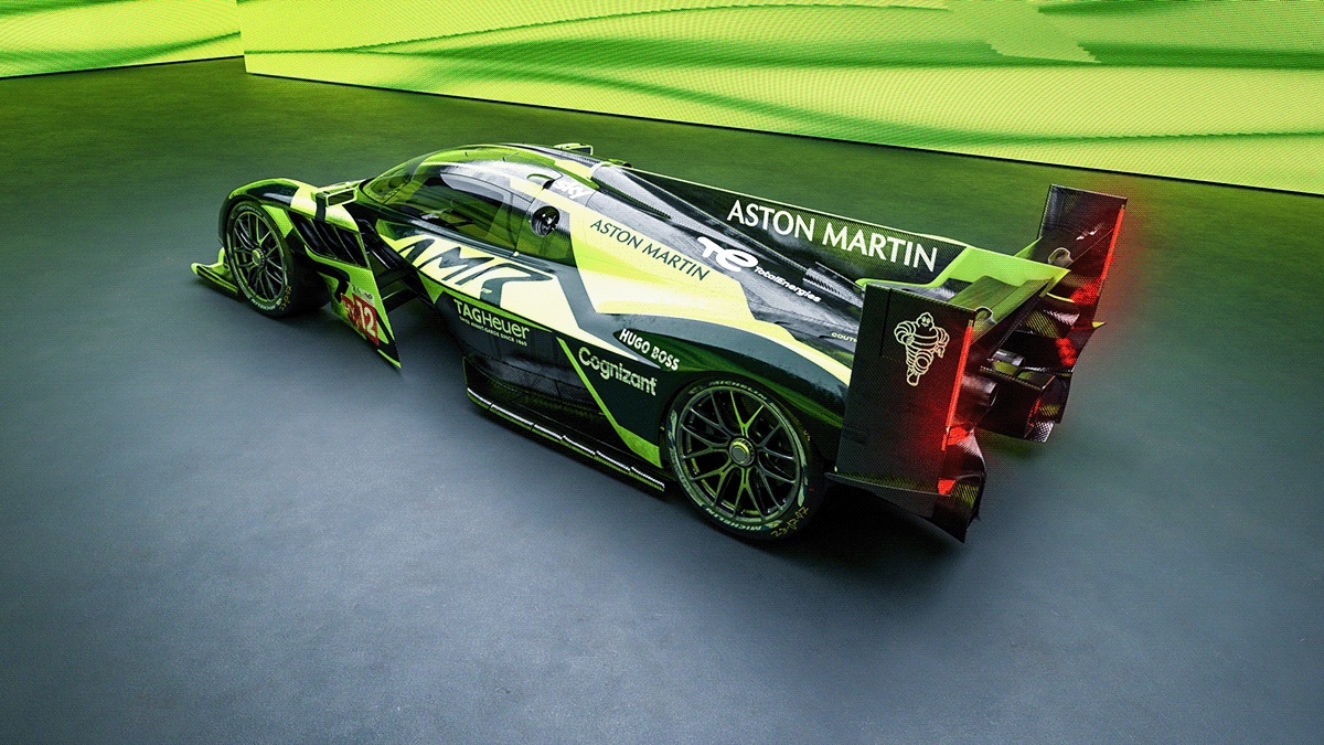 Racing Motorsport Livery concept visual aston martin 3D Render visualization
