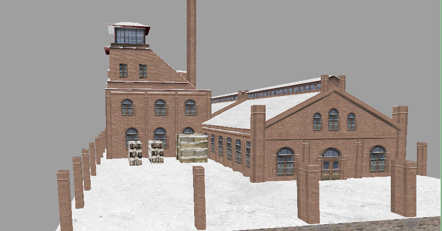 SIMULATOIN Game Art 3d Models military models digital models coloado mines historic buildings railroad simulationsm Mining History 3d modeling