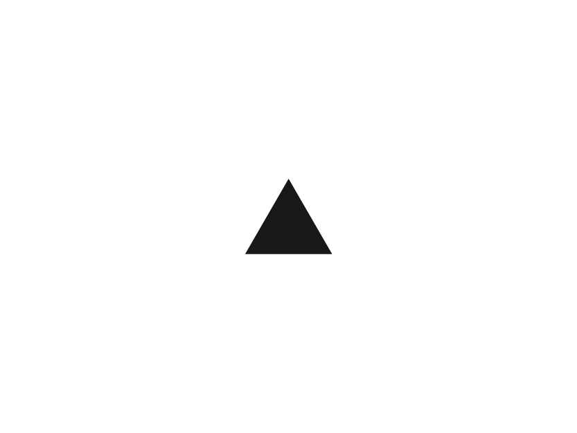 triangle infinity shape vetor