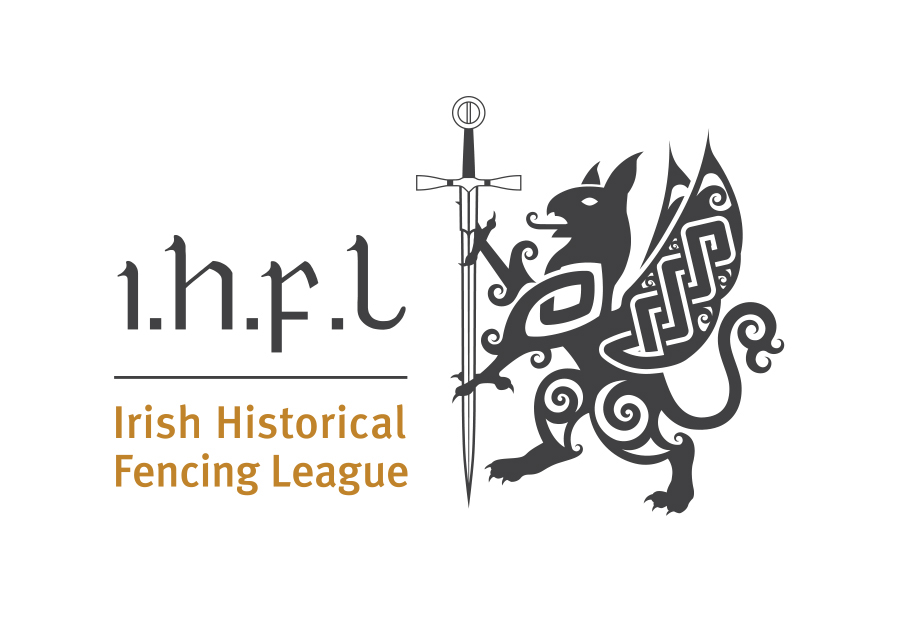 Logo Design gryphon irish Ireland Sword fencing Hema historical European Illustrator