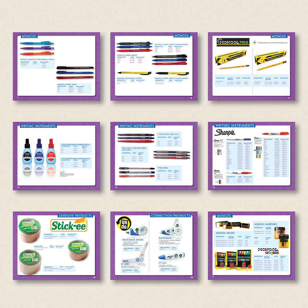 Product Catalogue School Supplies