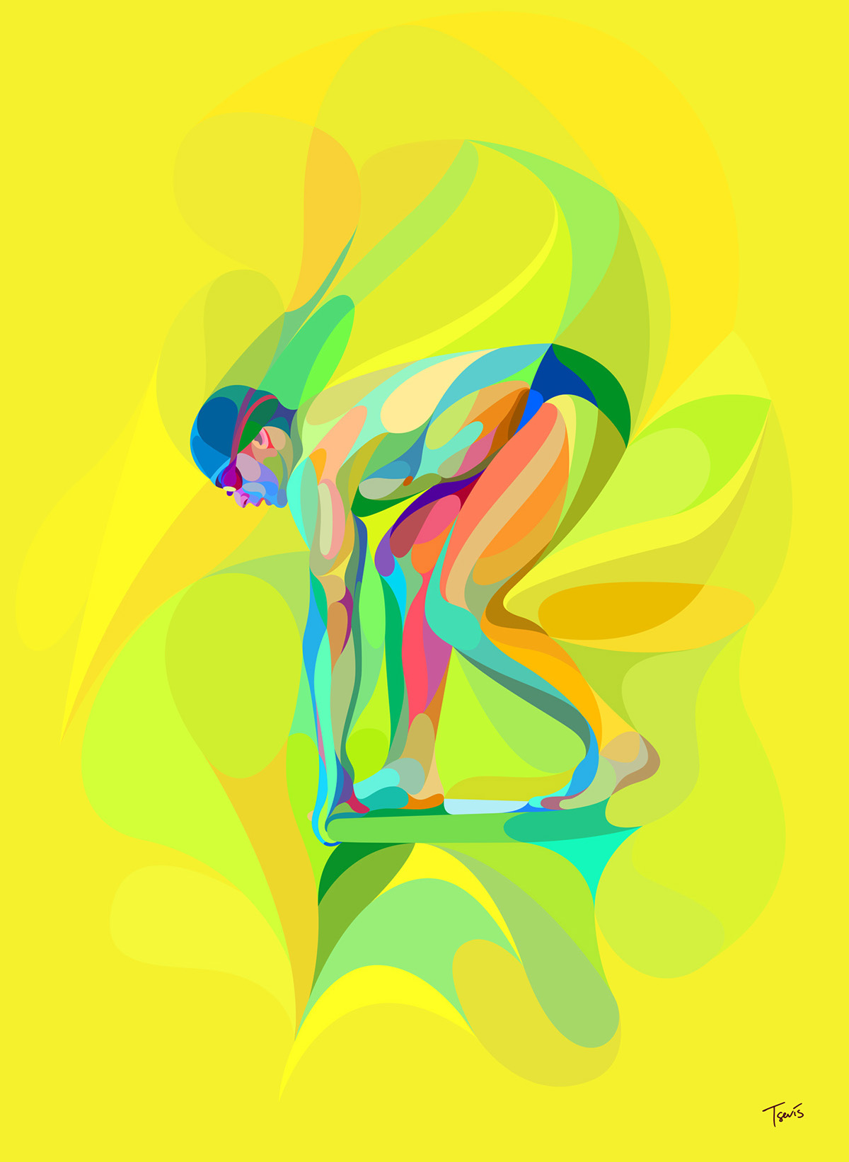 FUTURISM Olympic Games sports rio 2016 FERRARI formula one visual design color theory gestalt futurismo neofuturism NeoCubism cubism athletes Consumer goods