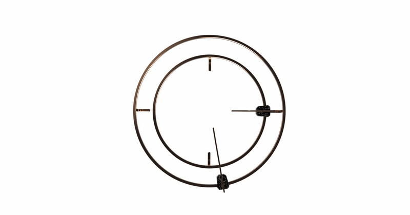 clock relogio metal Autonomous WALLCLOCK wood