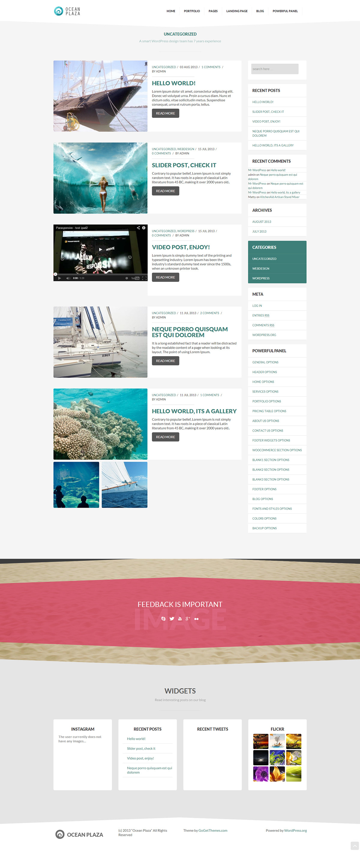 Website template site wordpress wordpress theme clean corporate Blog portfolio business modern cretive