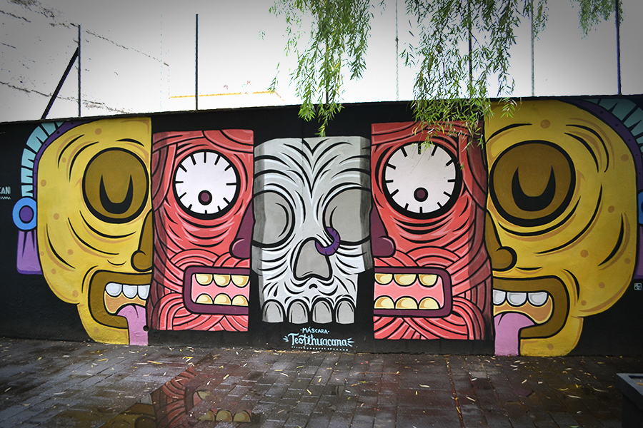 Metzican Rescate cultural Mural streetartchilango Ciudad de México ilustramesta