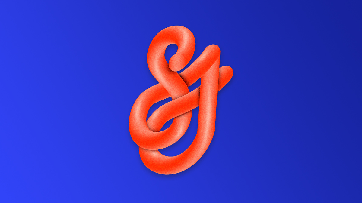 3D Script Illustrator typography   gradients lettering