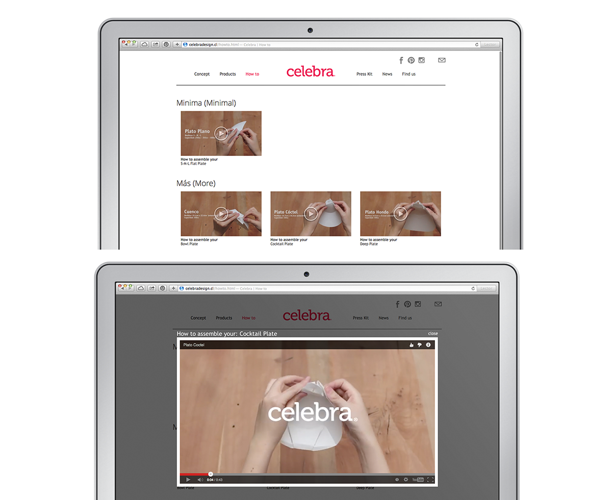 Celebra Celebra Design Website
