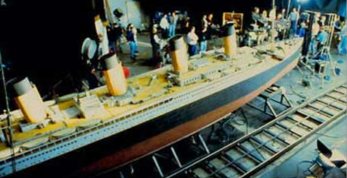 digital domain James Cameron miniatures model builder movie miniatures titanic TITANIC MINIATURES titanic movie vfx visualeffects