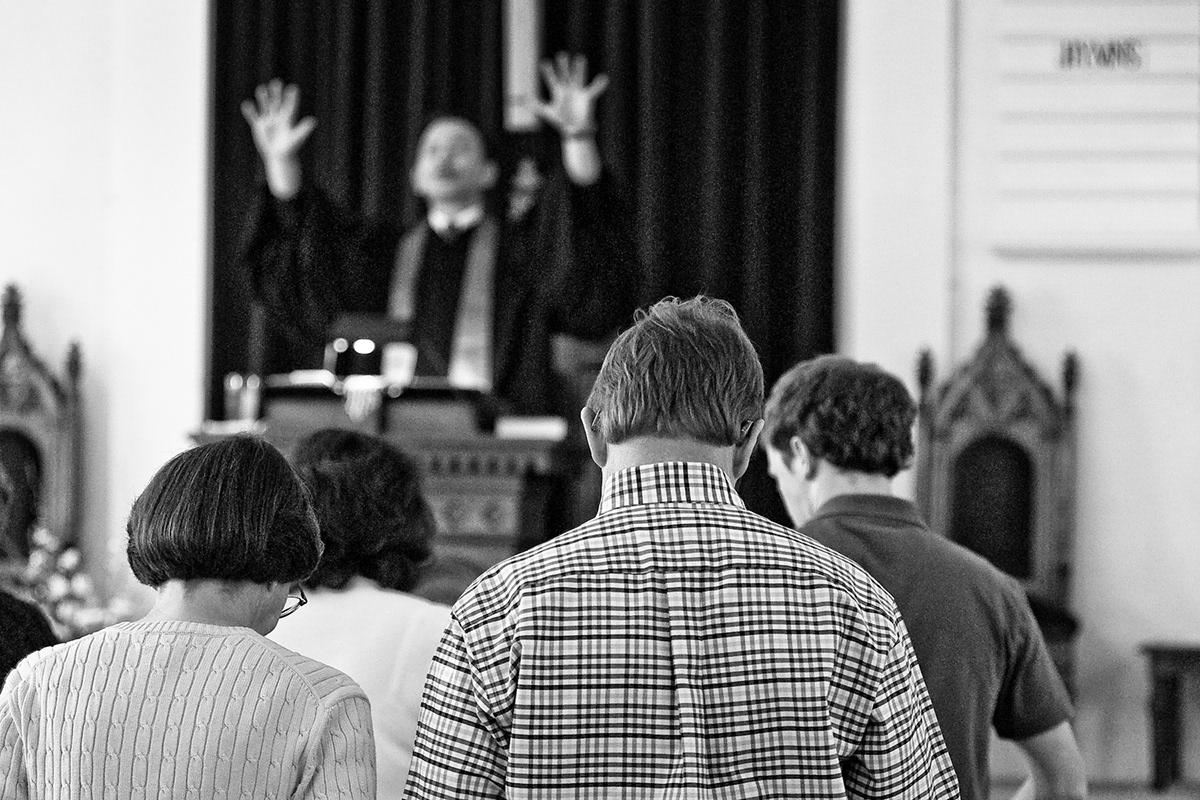 b&w black and white religion Photo Essay black & white New England minister congregration Cole Scott Photography