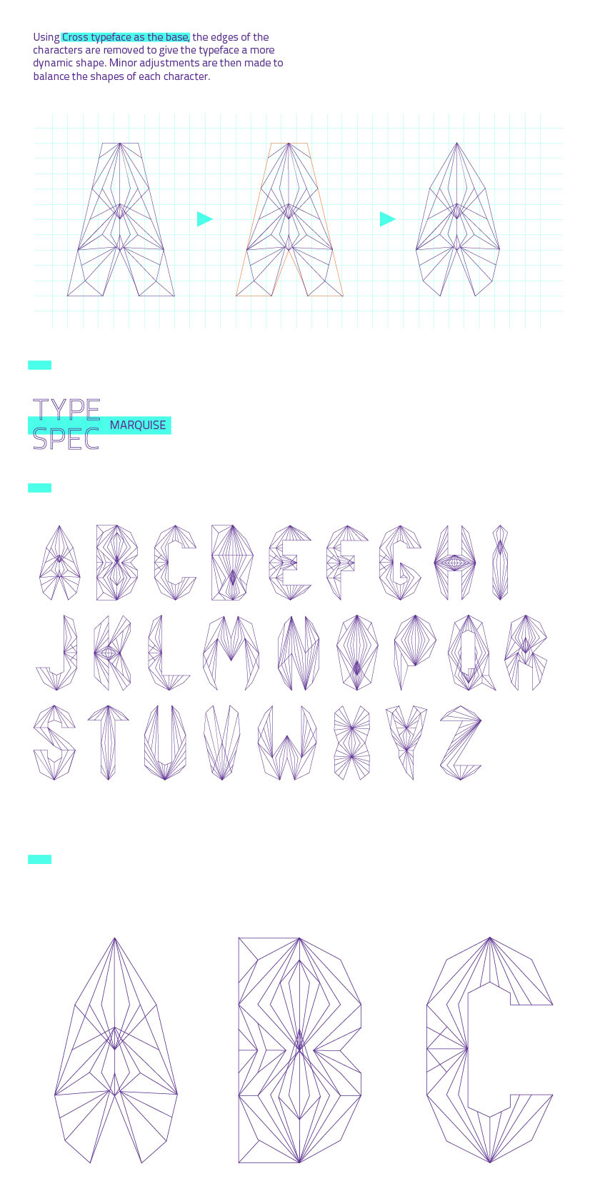 Typeface jewel typo marquise font